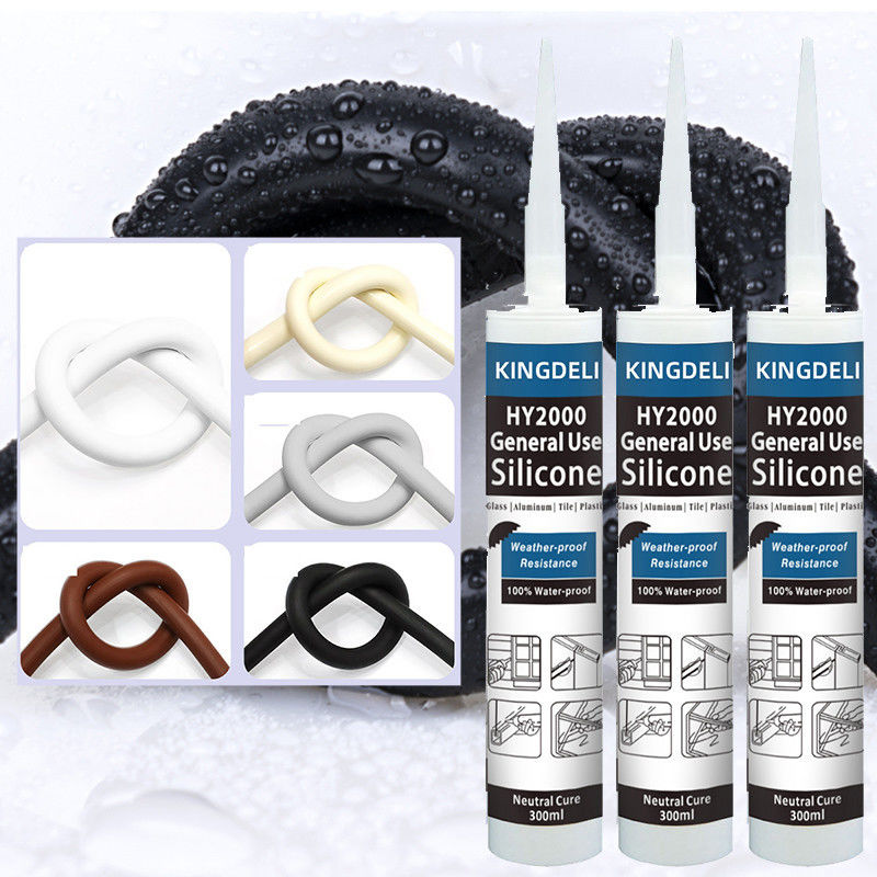 Tempo neutrale nero del sigillante del silicone resistente per la decorazione dell'interno