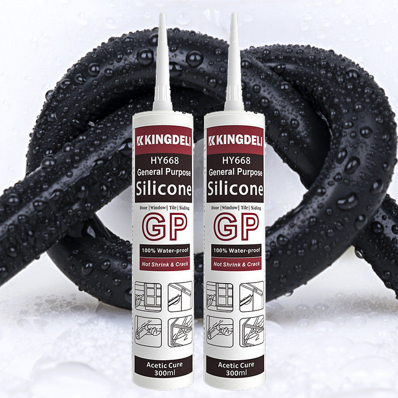 280 ml 300 ml Acetic Cure Silicone Sealant GP Silicone Glue For Indoor Caulking