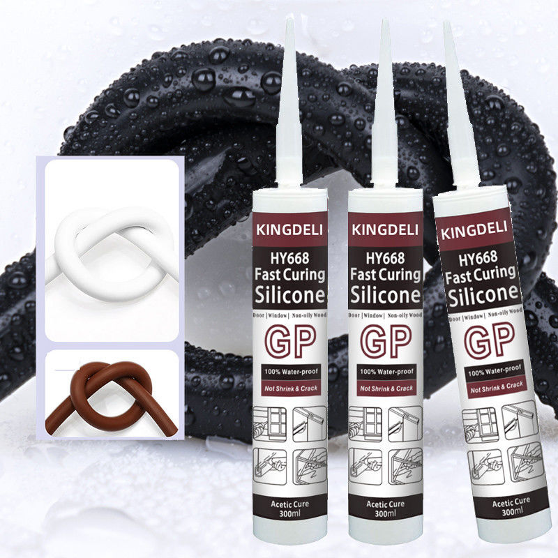 Acid Gp Cure Colorato Acetico Silicone Sigilante Colla Impermeabile Per Finestra