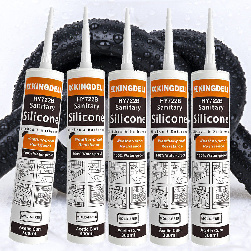 RTV all'ingrosso Silicone di uso generale sigillante acetico tipo bianco grigio