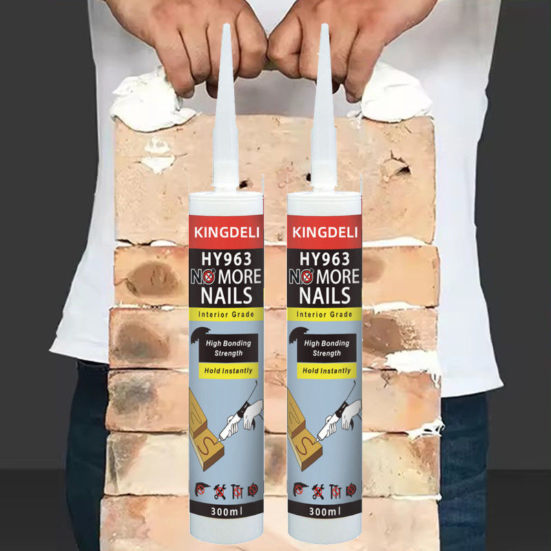 Colore cremoso Non più unghie Sigillante Colla ad alta resistenza per il legno