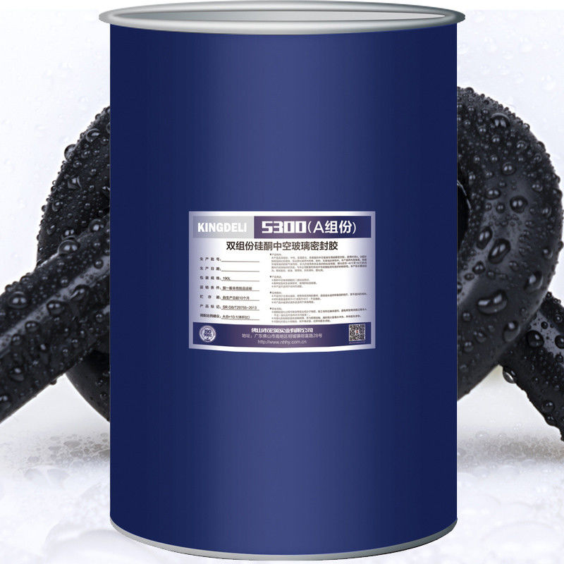 Neutral Cure due parti vetro isolante silicone sigillante nero colore